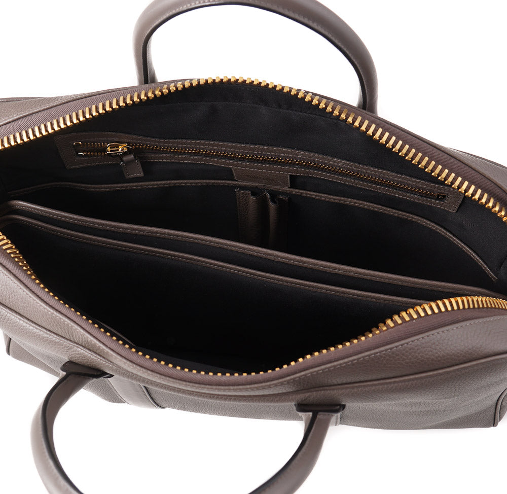Tom Ford Large Buckley Bag in Gray-Brown - Top Shelf Apparel