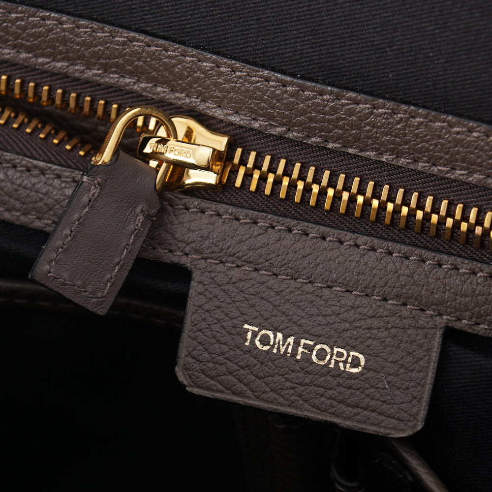 Tom Ford Large Buckley Bag in Gray-Brown - Top Shelf Apparel