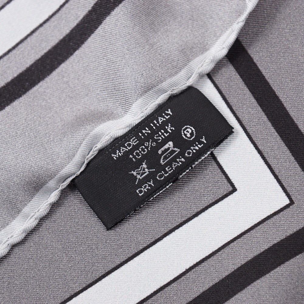 Tom Ford Contrast Print Pocket Square - Top Shelf Apparel