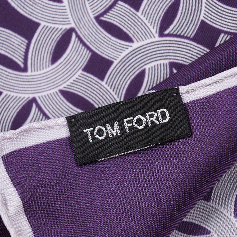 Tom Ford Interlocking Print Pocket Square - Top Shelf Apparel