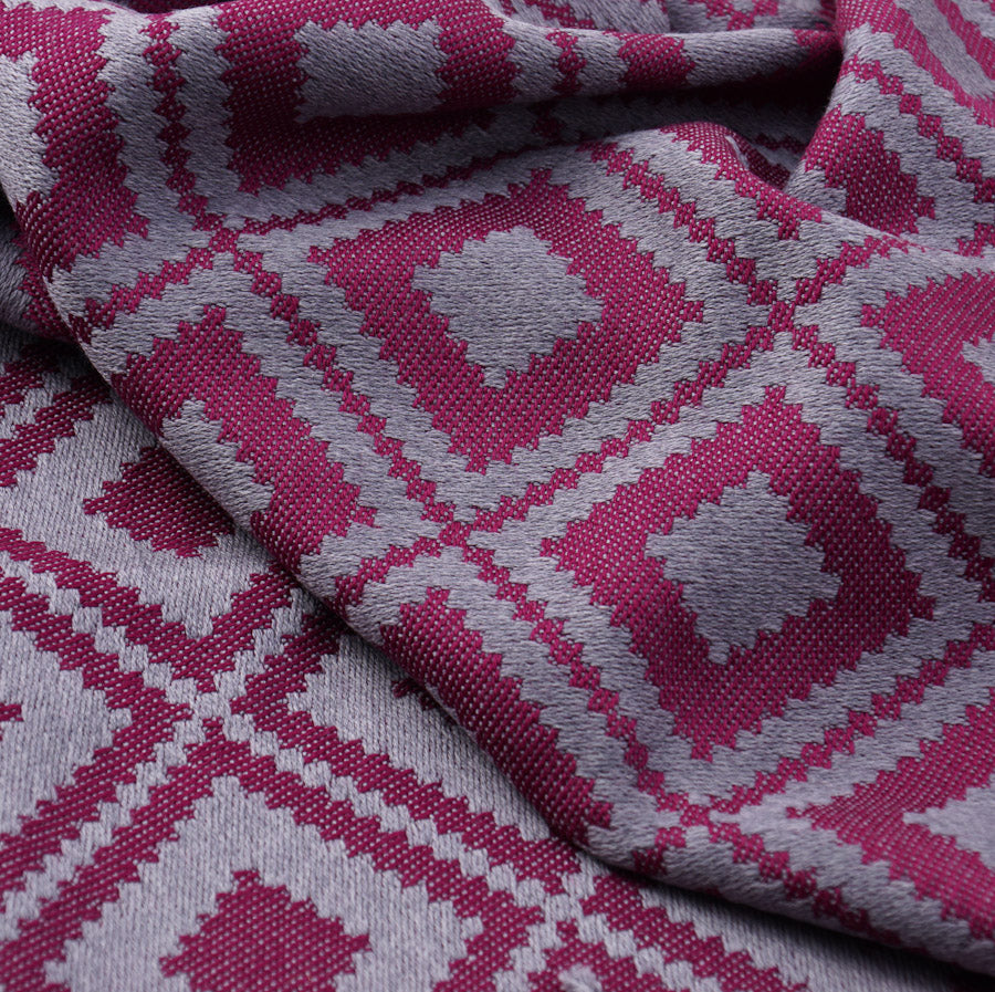 Battisti Diamond Jacquard Wool Throw Blanket - Top Shelf Apparel