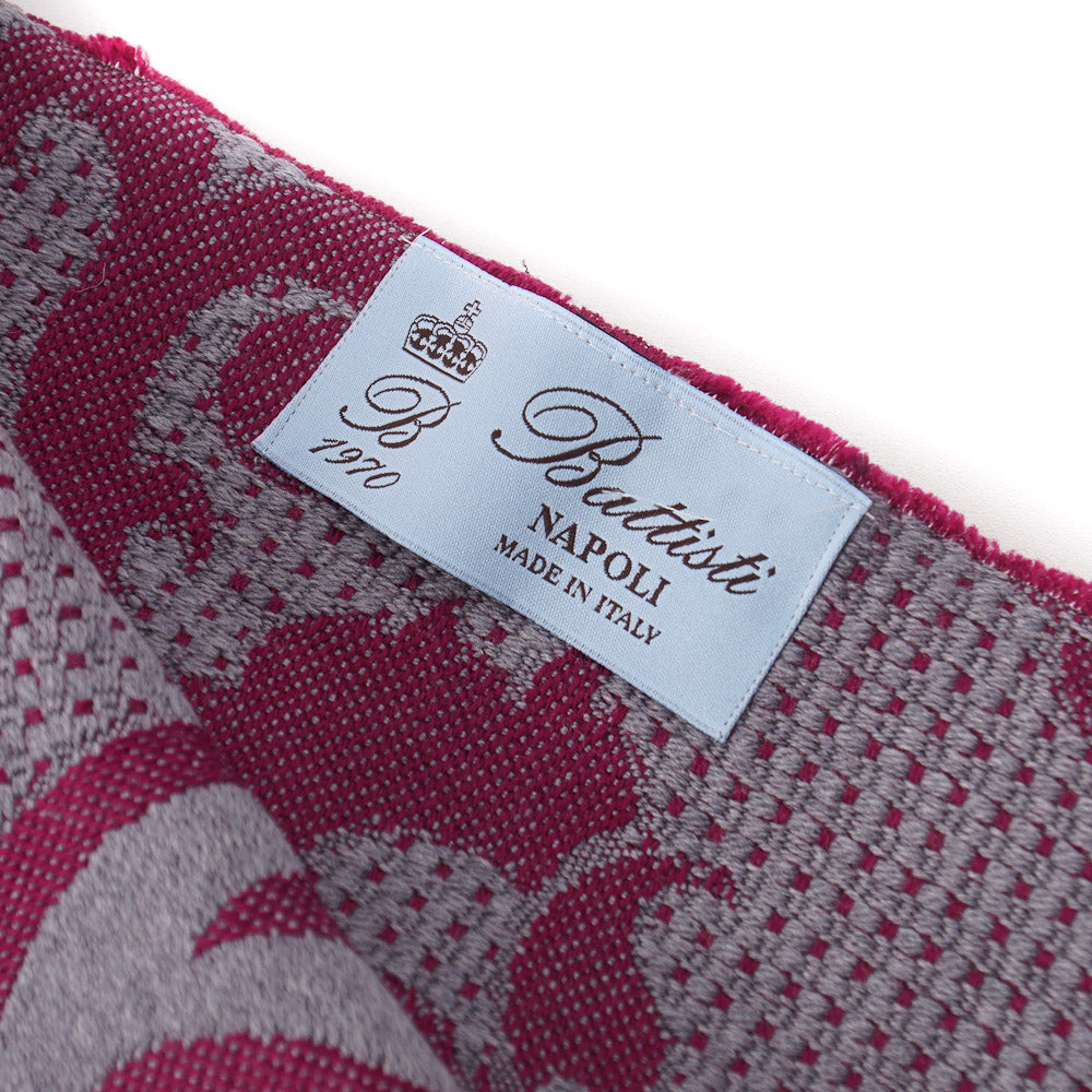 Battisti Paisley Jacquard Wool Throw Blanket - Top Shelf Apparel