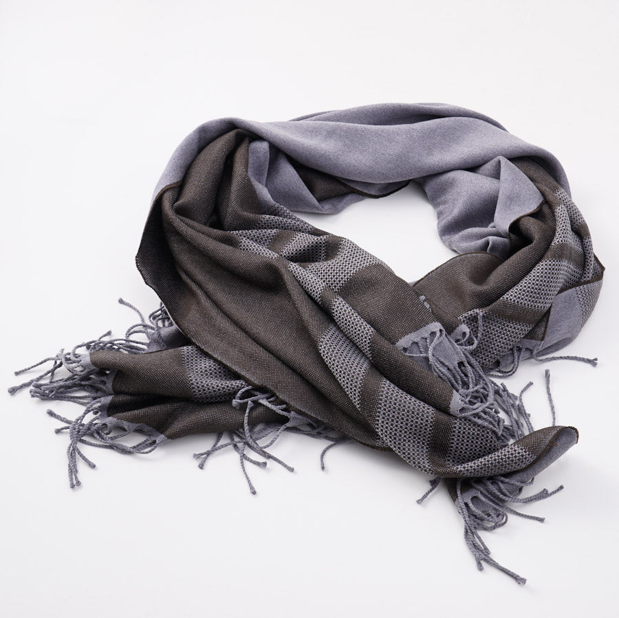 Battisti Brown Birdseye Wool Throw Blanket - Top Shelf Apparel