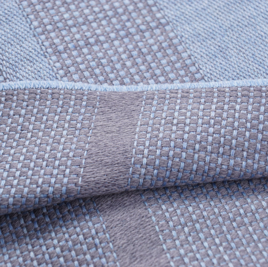 Battisti Blue Birdseye Wool Throw Blanket - Top Shelf Apparel