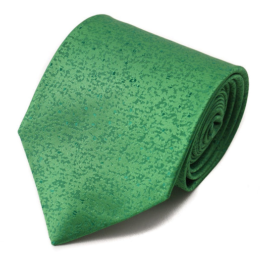 Isaia Bright Melon Green Patterned Silk Tie - Top Shelf Apparel