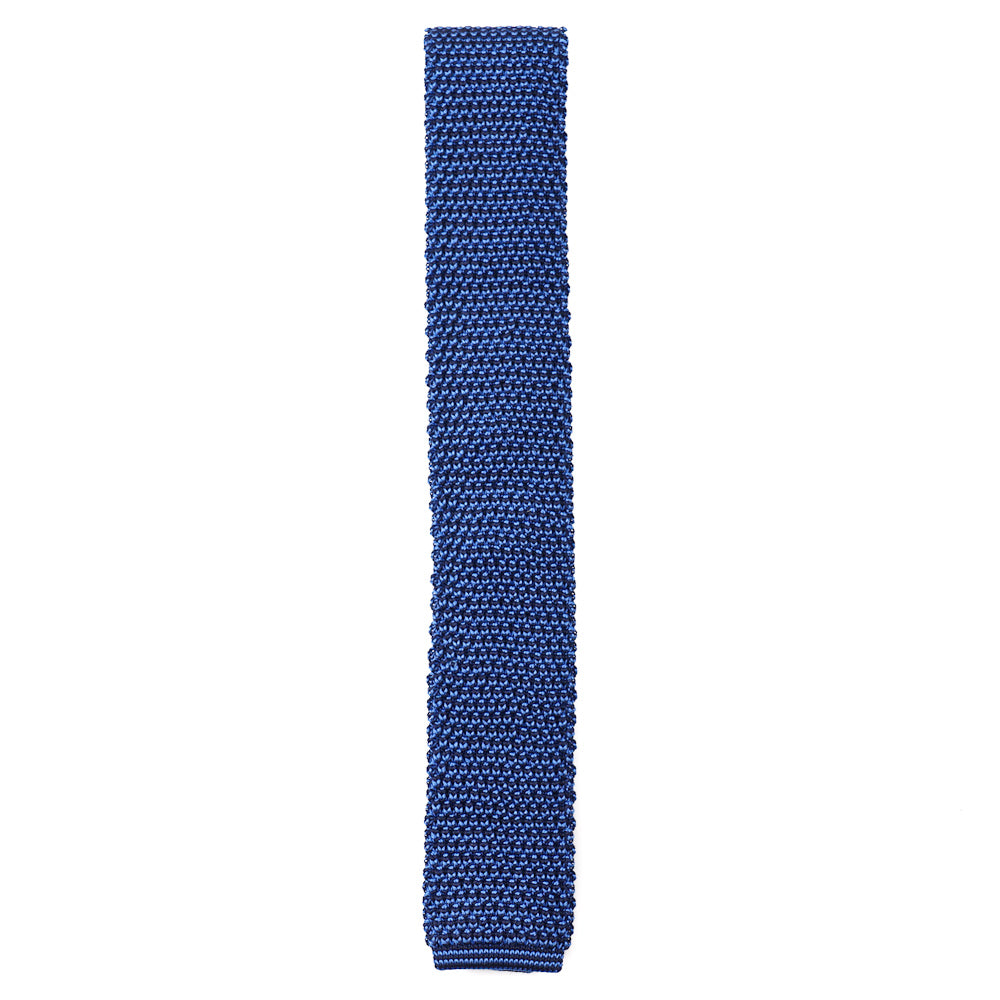 Roda Blue Knit Silk Tie - Top Shelf Apparel