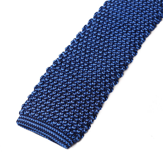 Roda Blue Knit Silk Tie - Top Shelf Apparel