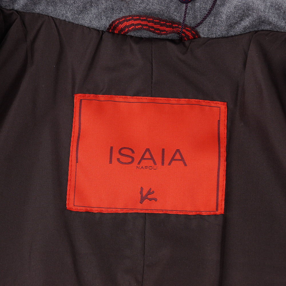 Isaia Gray Wool Outer Coat - Top Shelf Apparel