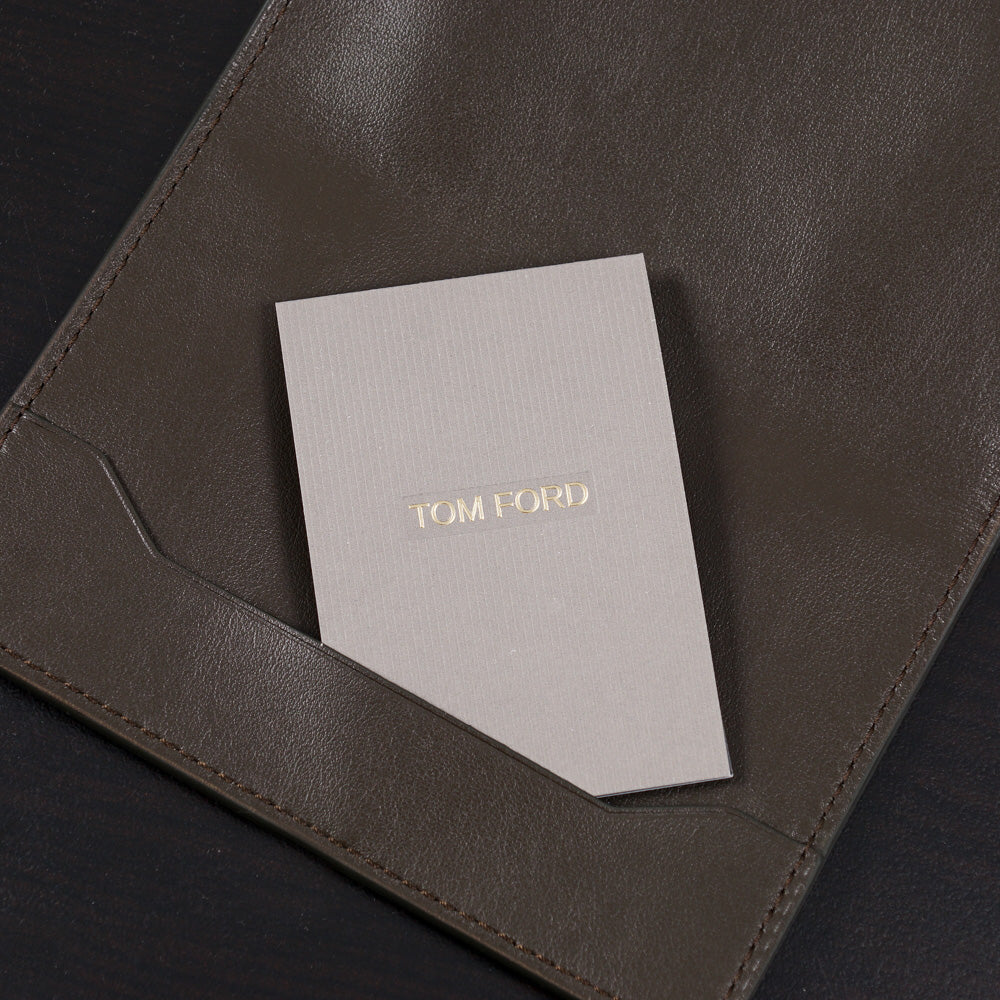 Tom Ford Passport Cover in Olive Leather - Top Shelf Apparel