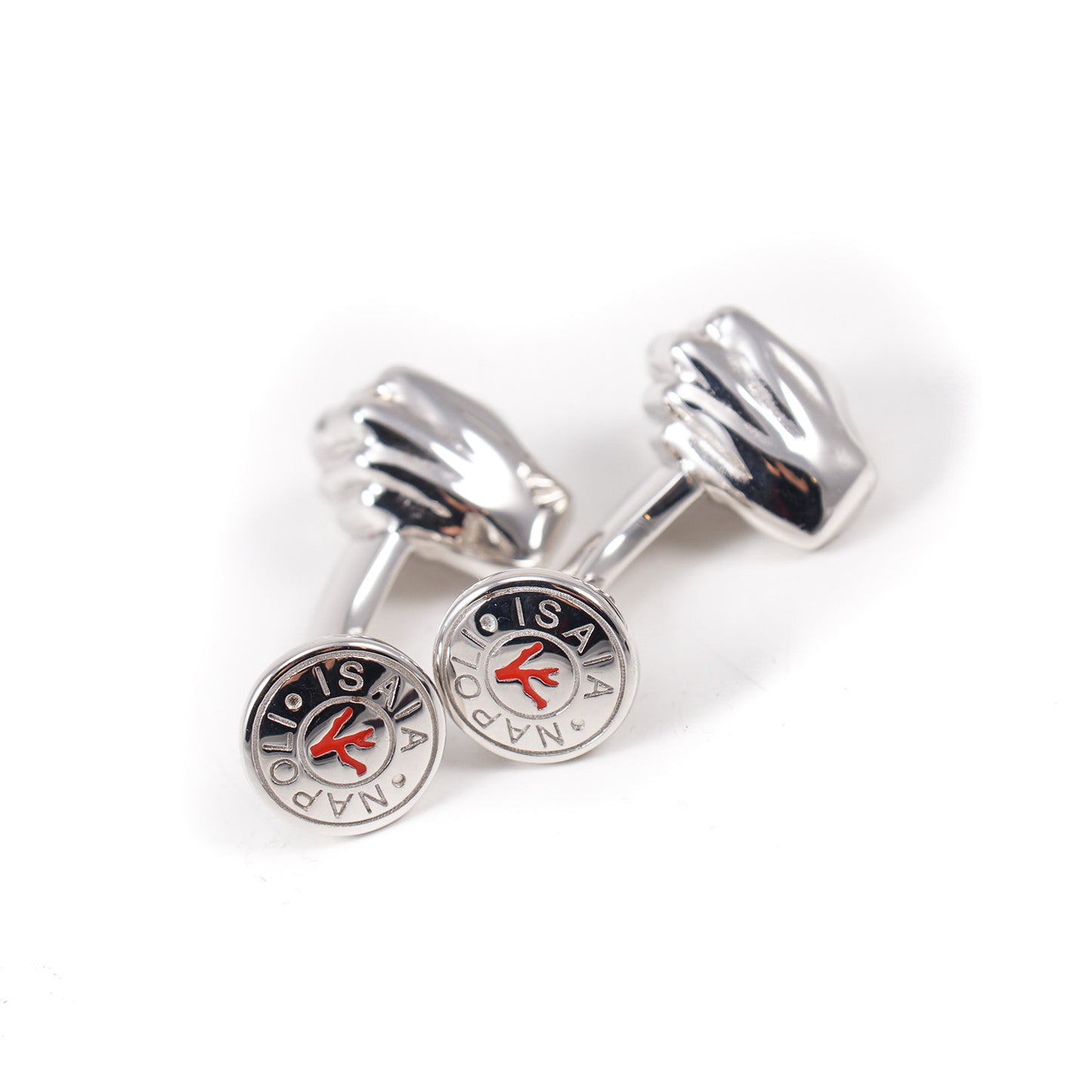 Isaia Sterling Silver Gesti Cufflinks - Top Shelf Apparel