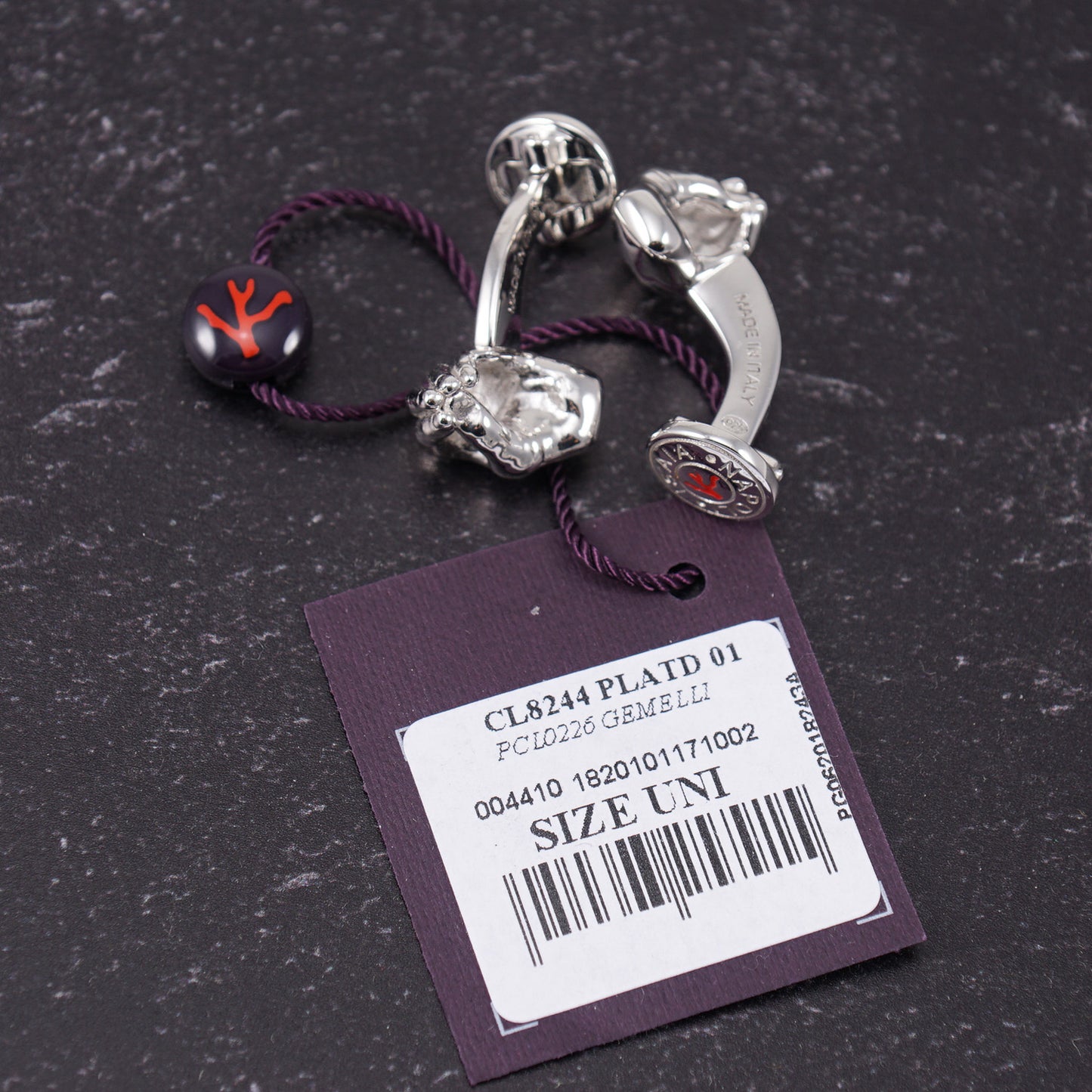 Isaia Sterling Silver Gesti Cufflinks - Top Shelf Apparel