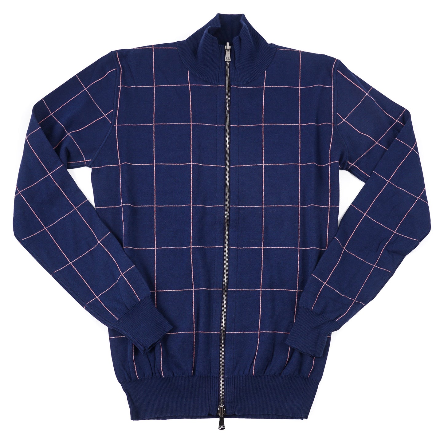 Isaia Full-Zip Fine Gauge Cotton Sweater - Top Shelf Apparel