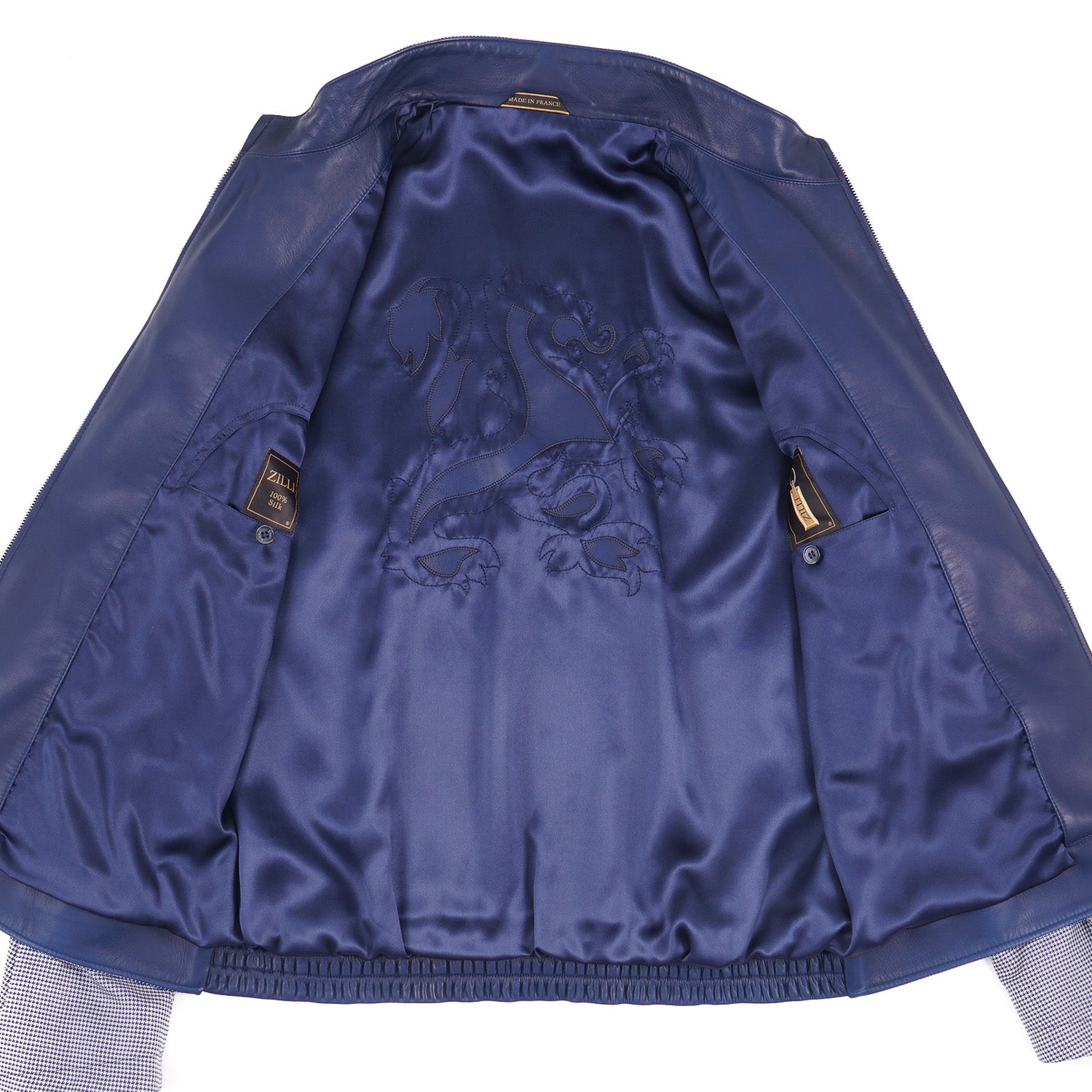 Zilli Lightweight Silk and Wool Bomber Jacket - Top Shelf Apparel