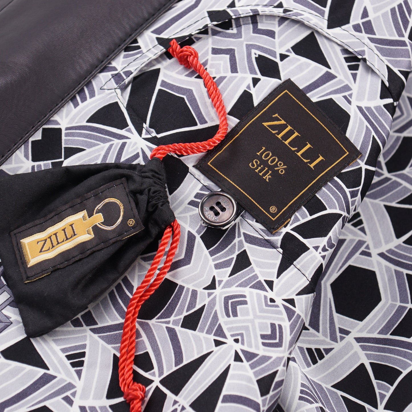 Zilli Lambskin Jacket with Crocodile Accents - Top Shelf Apparel