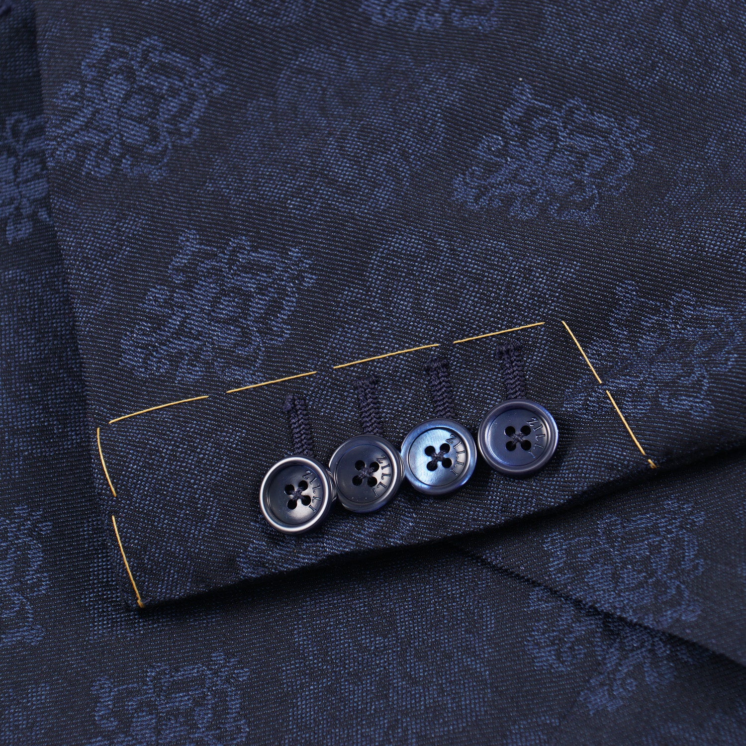 Zilli Trim-Fit Jacquard Print Blazer - Top Shelf Apparel