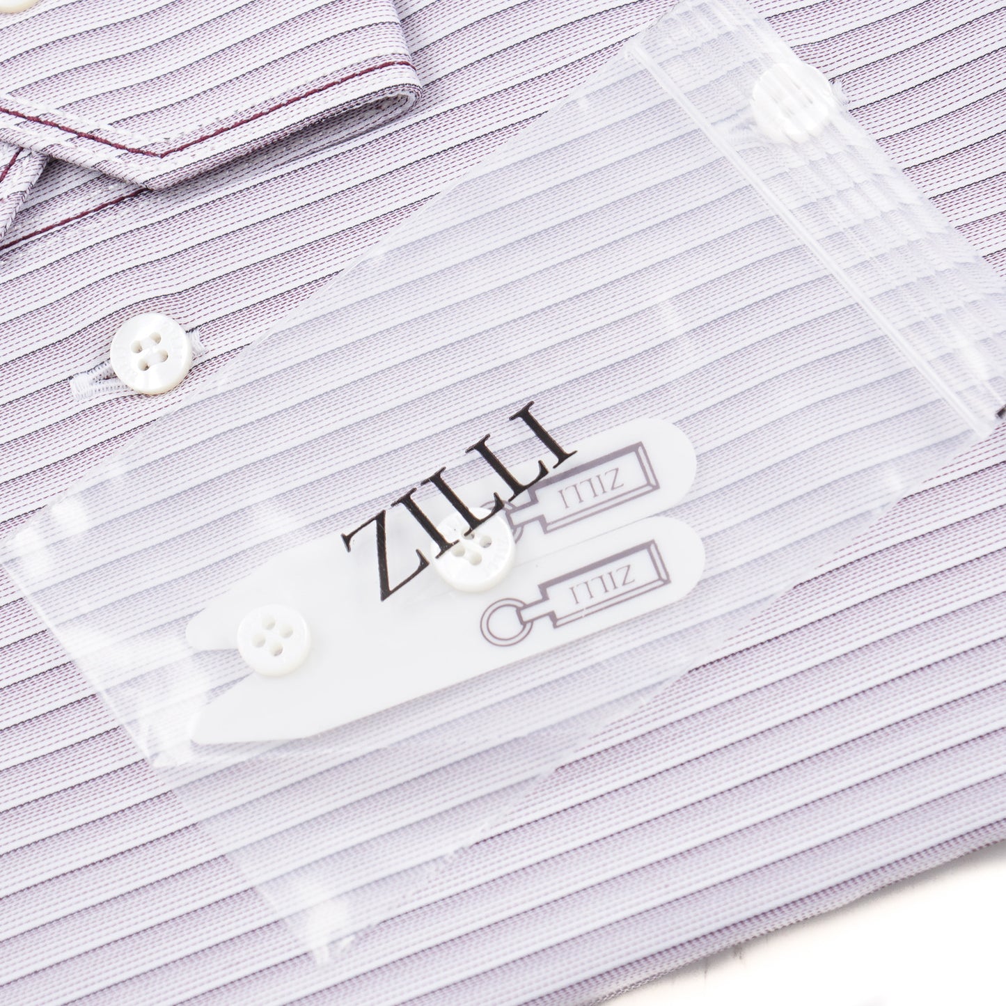 Zilli Plum Purple Stripe Cotton Dress Shirt - Top Shelf Apparel