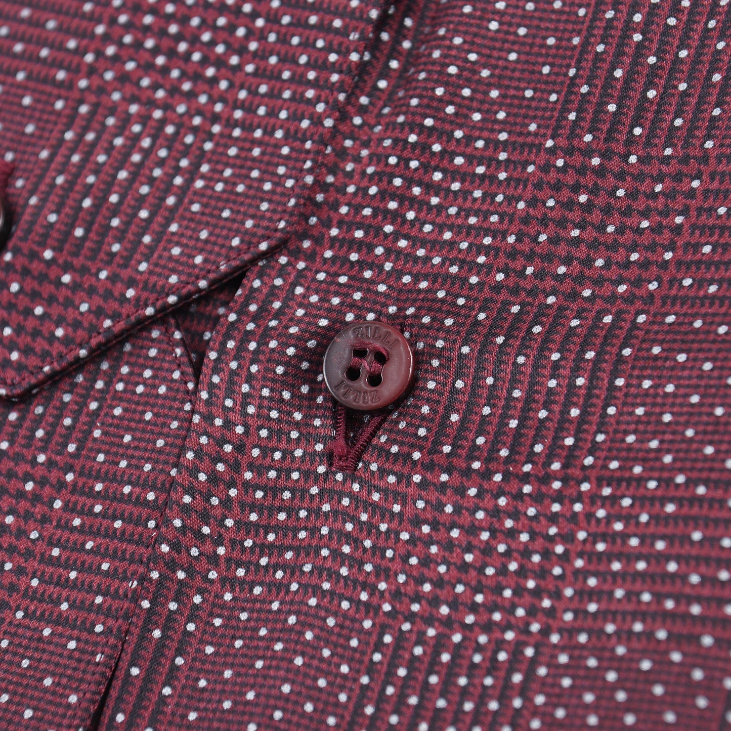 Zilli Silk Shirt in Burgundy Paisley Print - Top Shelf Apparel