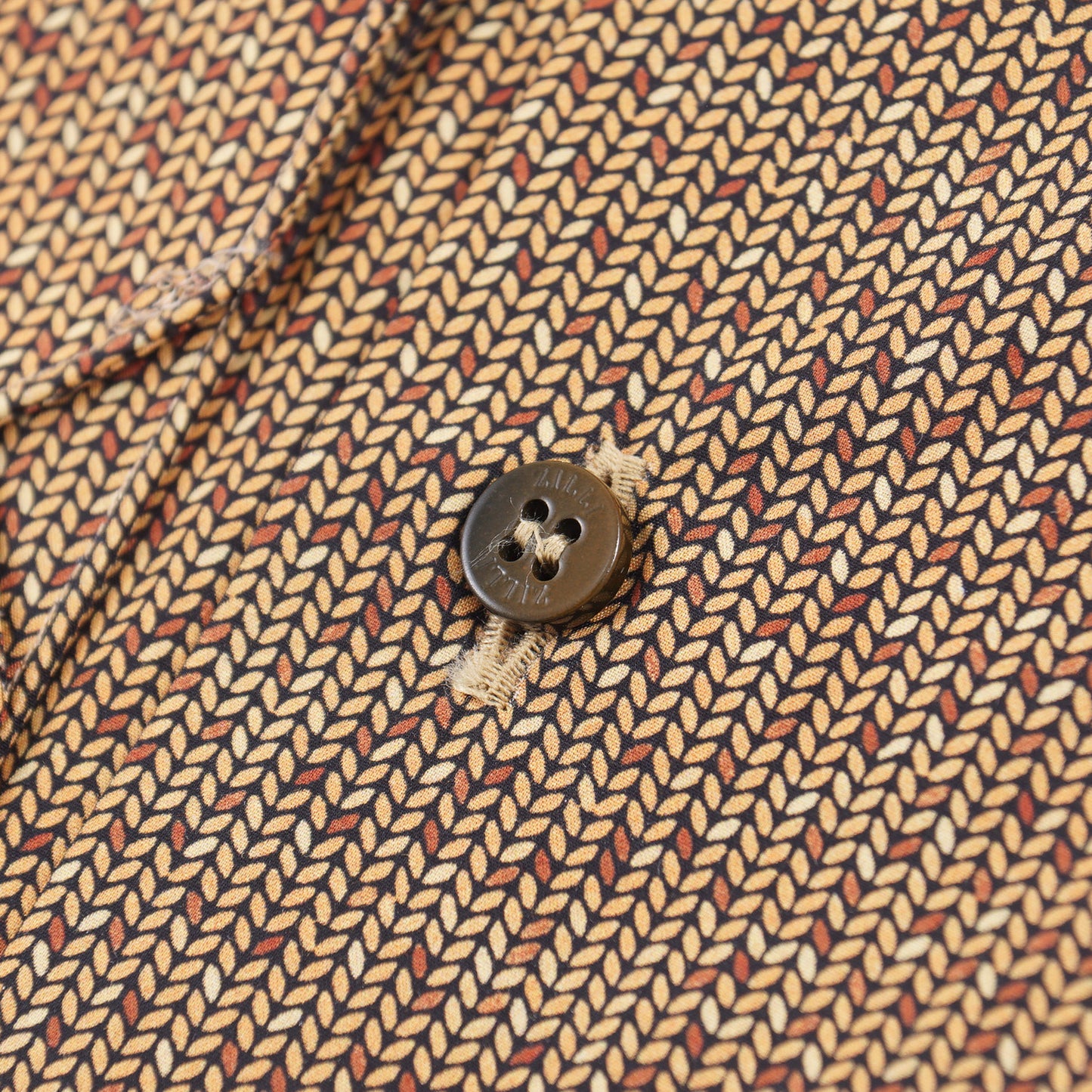 Zilli Cotton Shirt with Chevron Leaf Print - Top Shelf Apparel