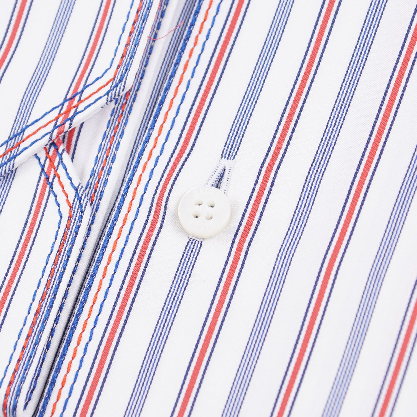 Zilli Striped Cotton Shirt with Triple Stitch - Top Shelf Apparel
