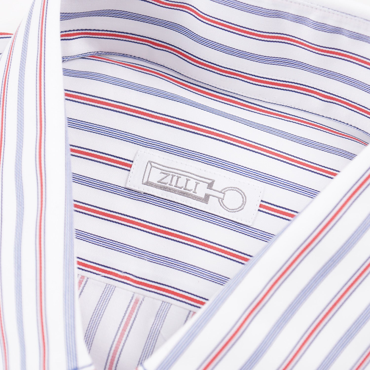 Zilli Striped Cotton Shirt with Triple Stitch - Top Shelf Apparel
