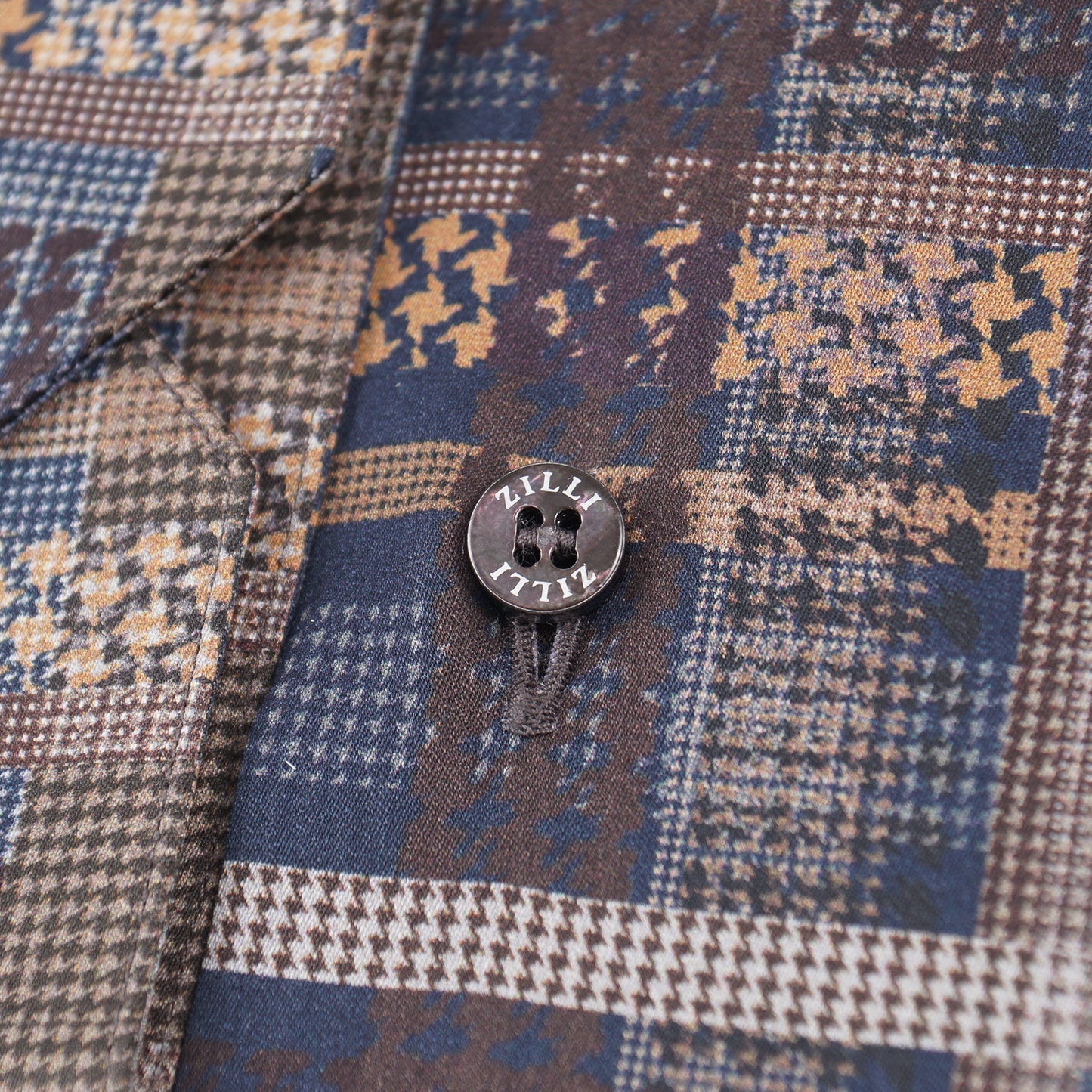 Zilli Cotton Shirt with Multi Check Print - Top Shelf Apparel