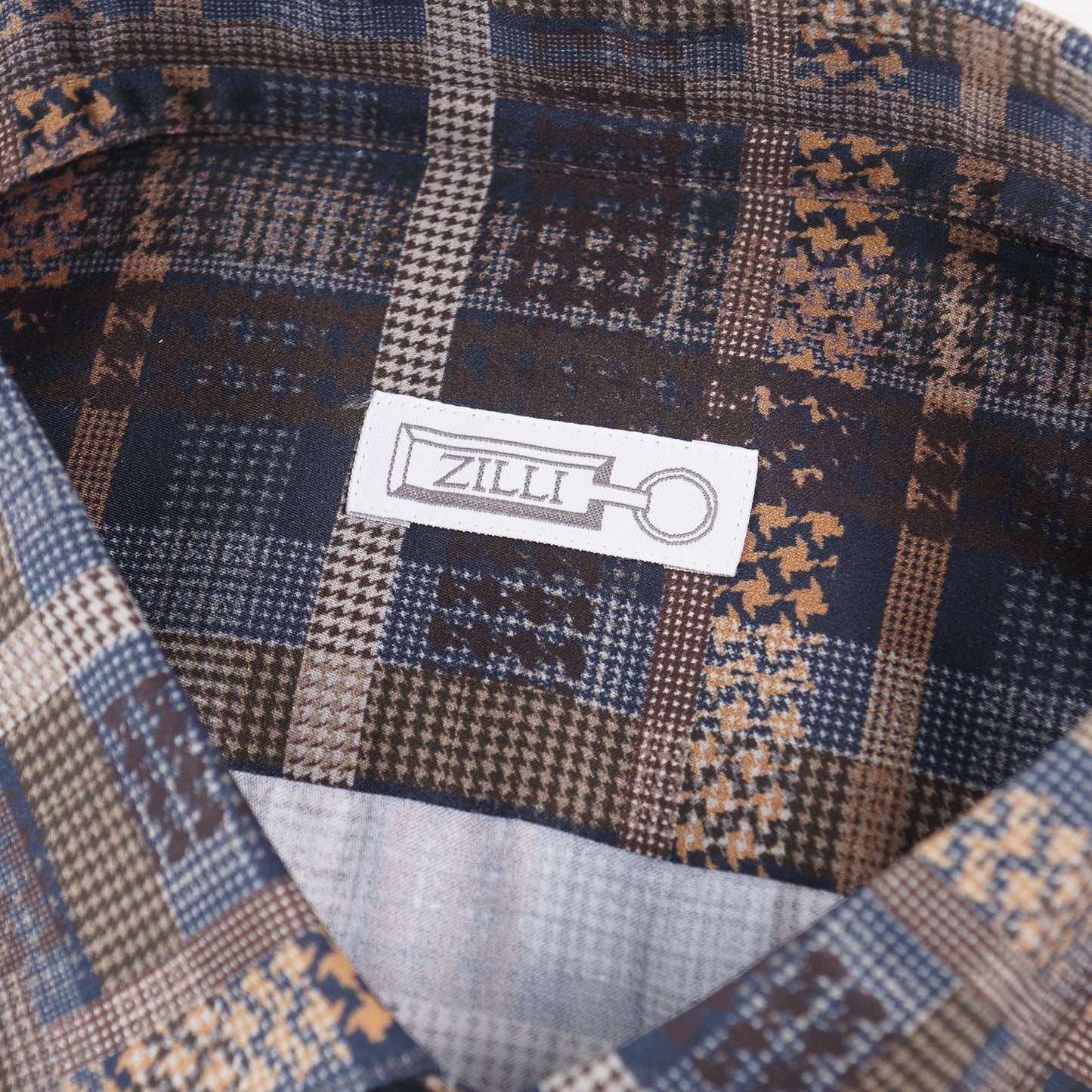 Zilli Cotton Shirt with Multi Check Print - Top Shelf Apparel