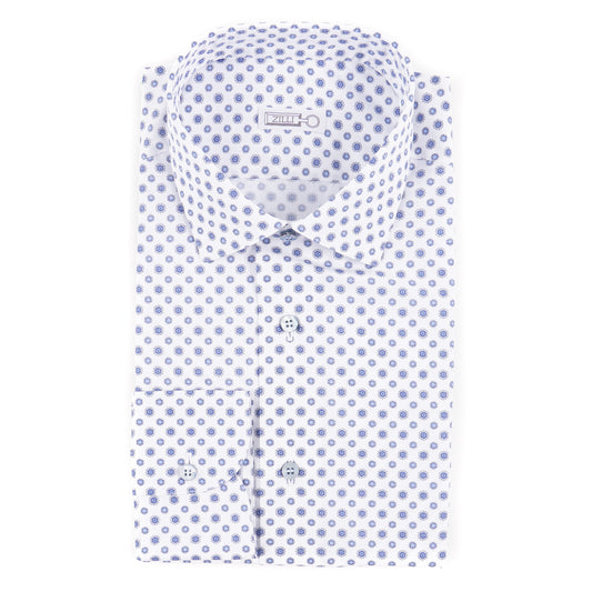 Zilli Cotton Shirt with Floral Medallion Print - Top Shelf Apparel