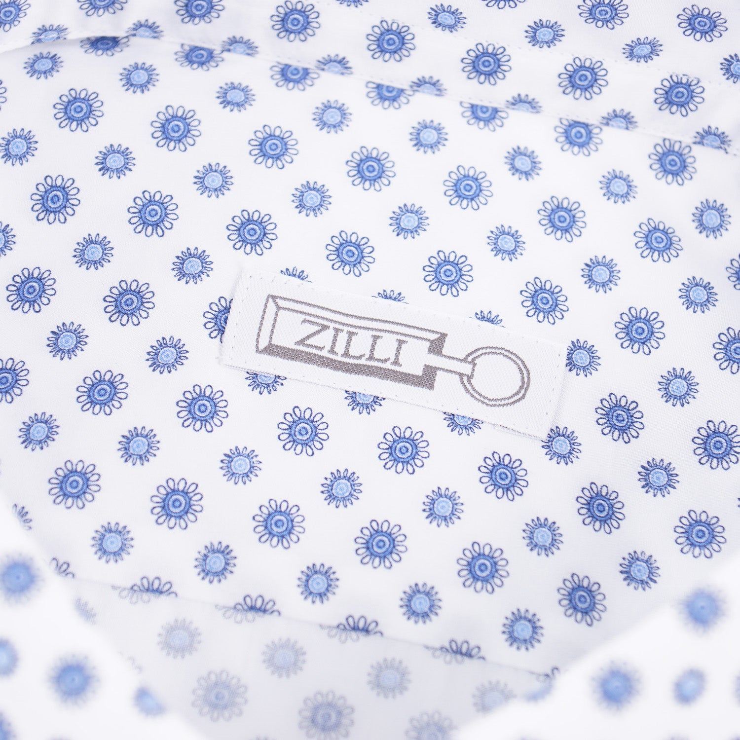 Zilli Cotton Shirt with Floral Medallion Print - Top Shelf Apparel