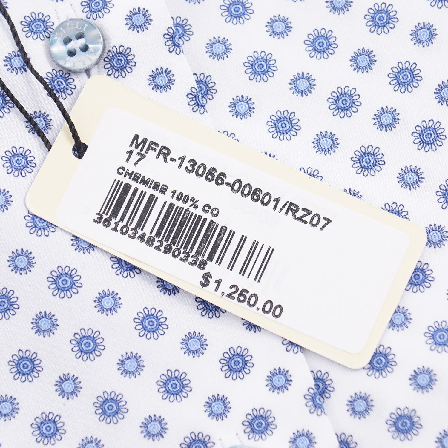 Zilli Cotton Shirt with Floral Medallion Print - Top Shelf Apparel