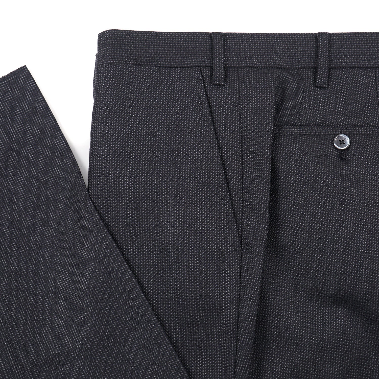 Zilli Herringbone Wool and Silk Suit - Top Shelf Apparel