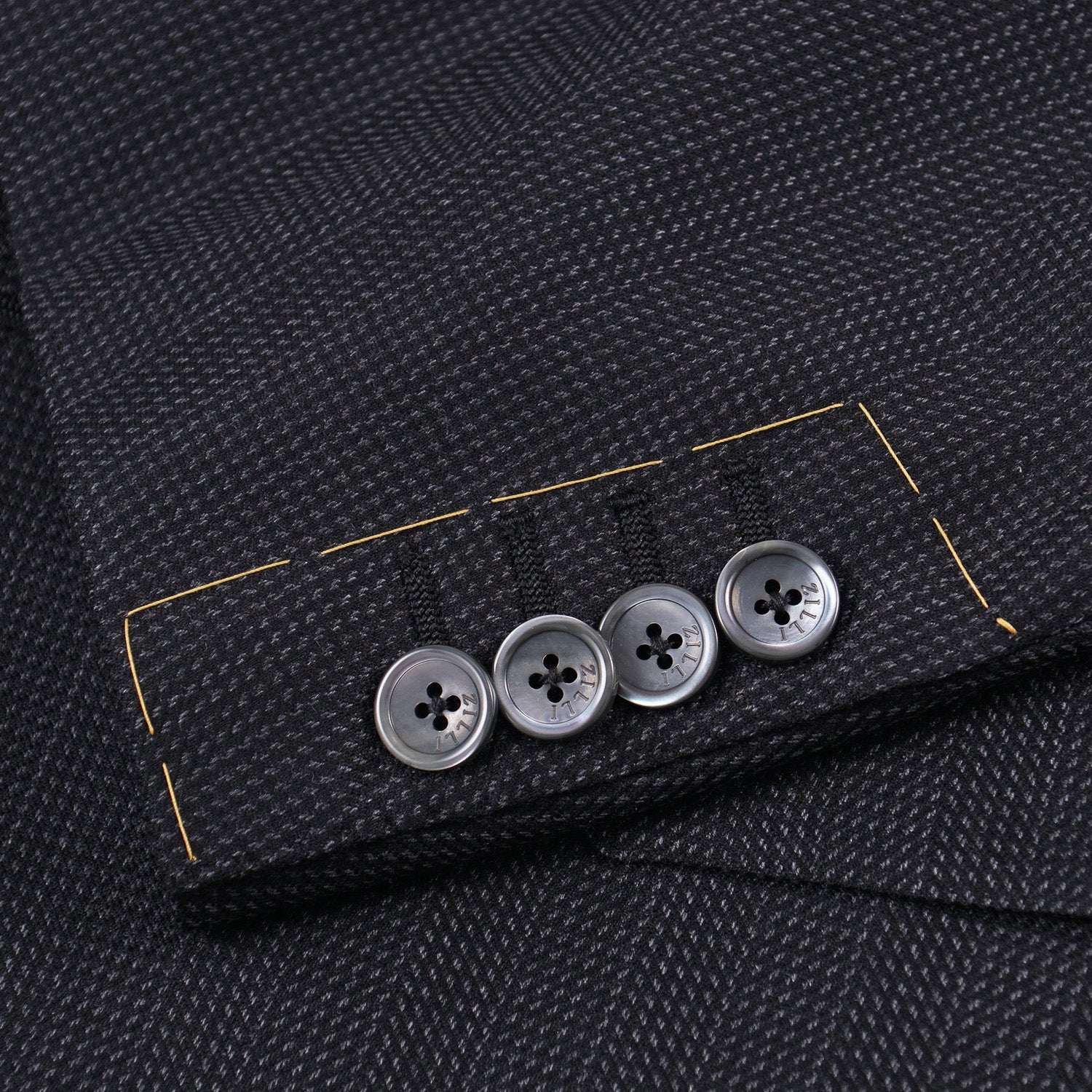 Zilli Herringbone Wool and Silk Suit - Top Shelf Apparel