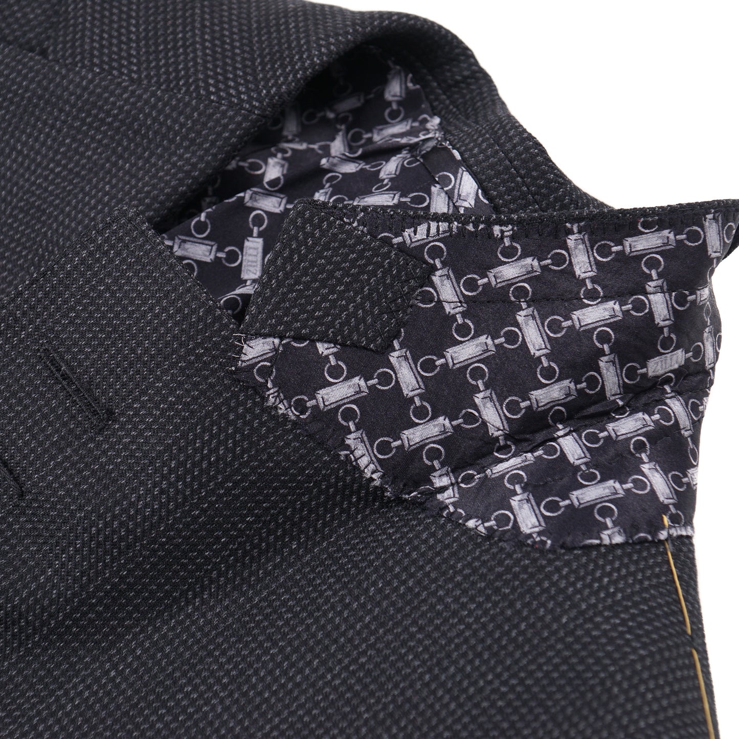 Zilli Herringbone Wool and Silk Suit - Top Shelf Apparel