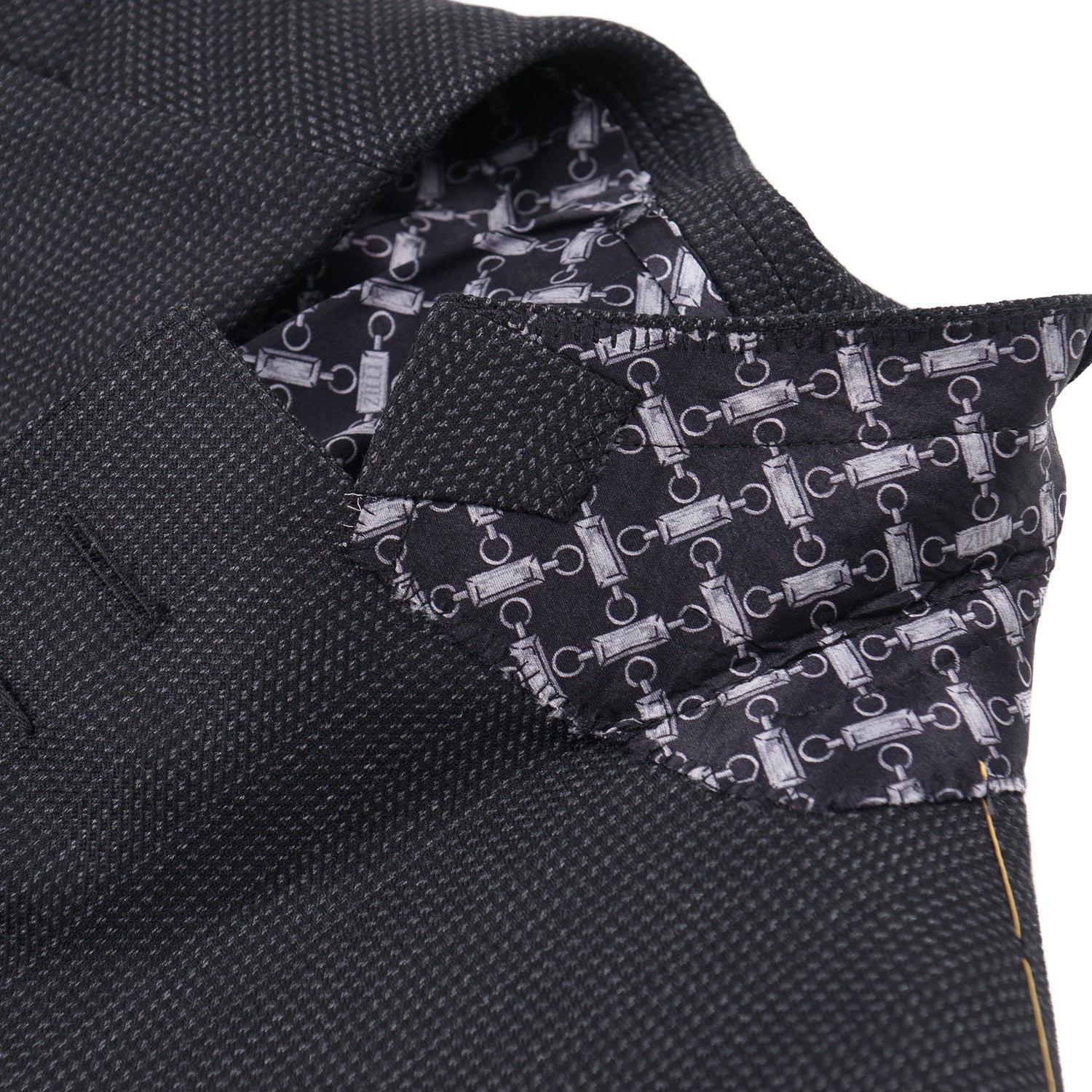 Zilli Herringbone Wool and Silk Suit - Top Shelf Apparel