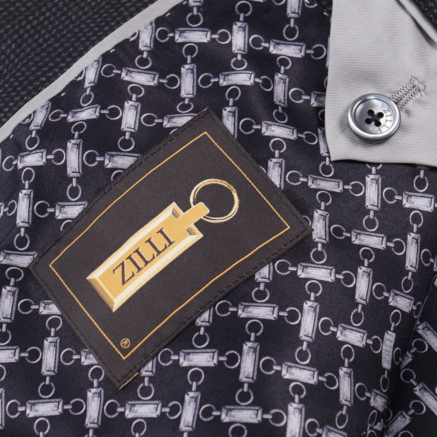 Zilli Herringbone Wool and Silk Suit - Top Shelf Apparel
