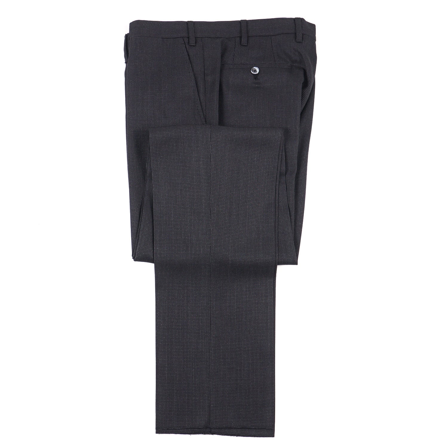 Zilli Herringbone Wool and Silk Suit - Top Shelf Apparel
