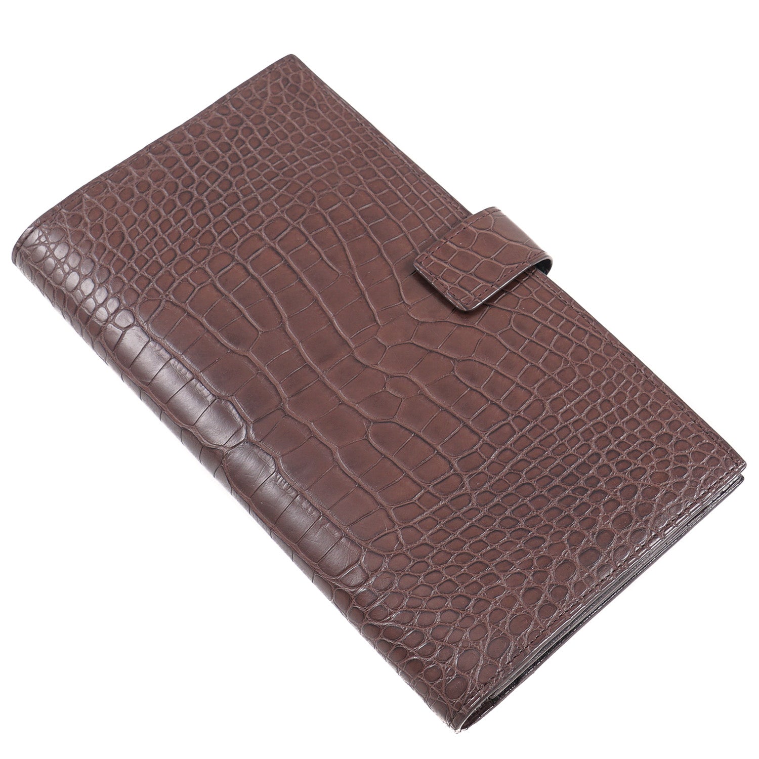 Pocket Organizer Crocodile Mat - Wallets and Small Leather Goods
