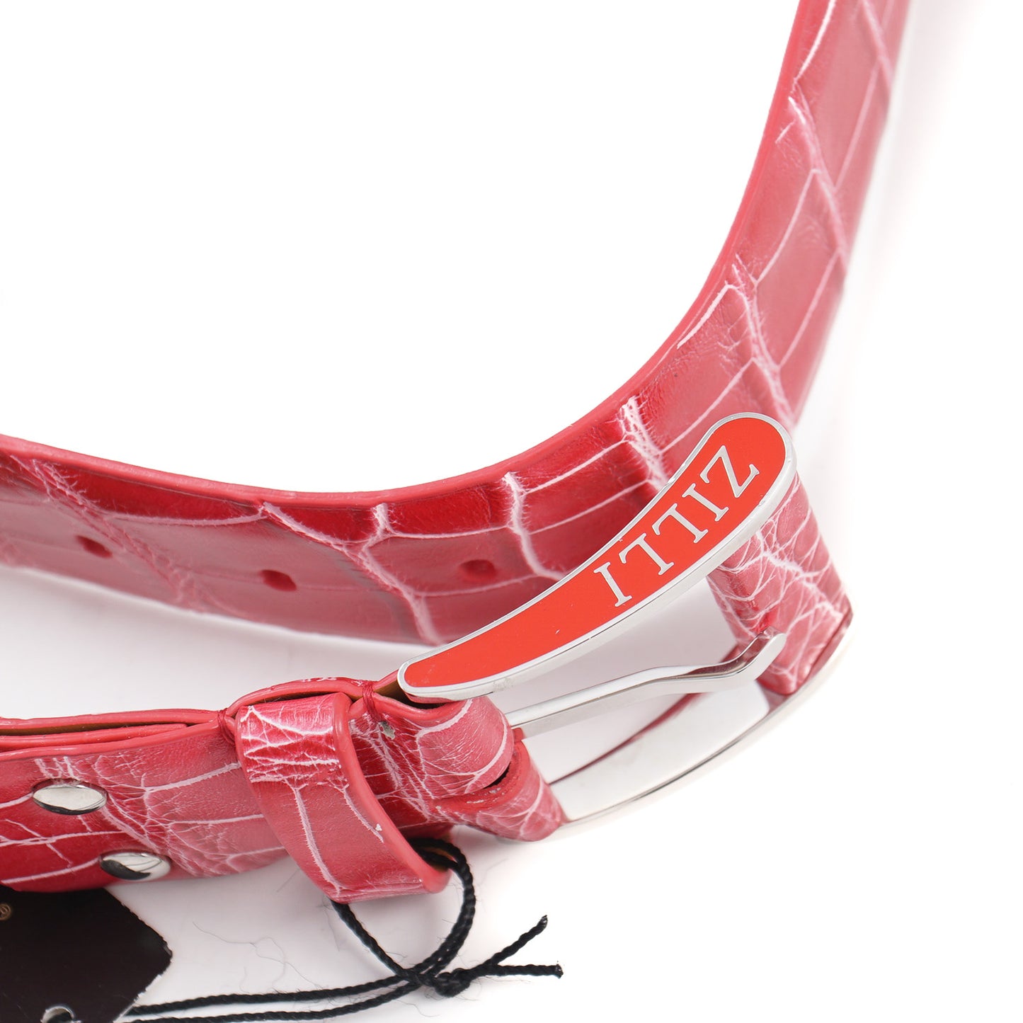Zilli Belt in Pink Crocodile - Top Shelf Apparel