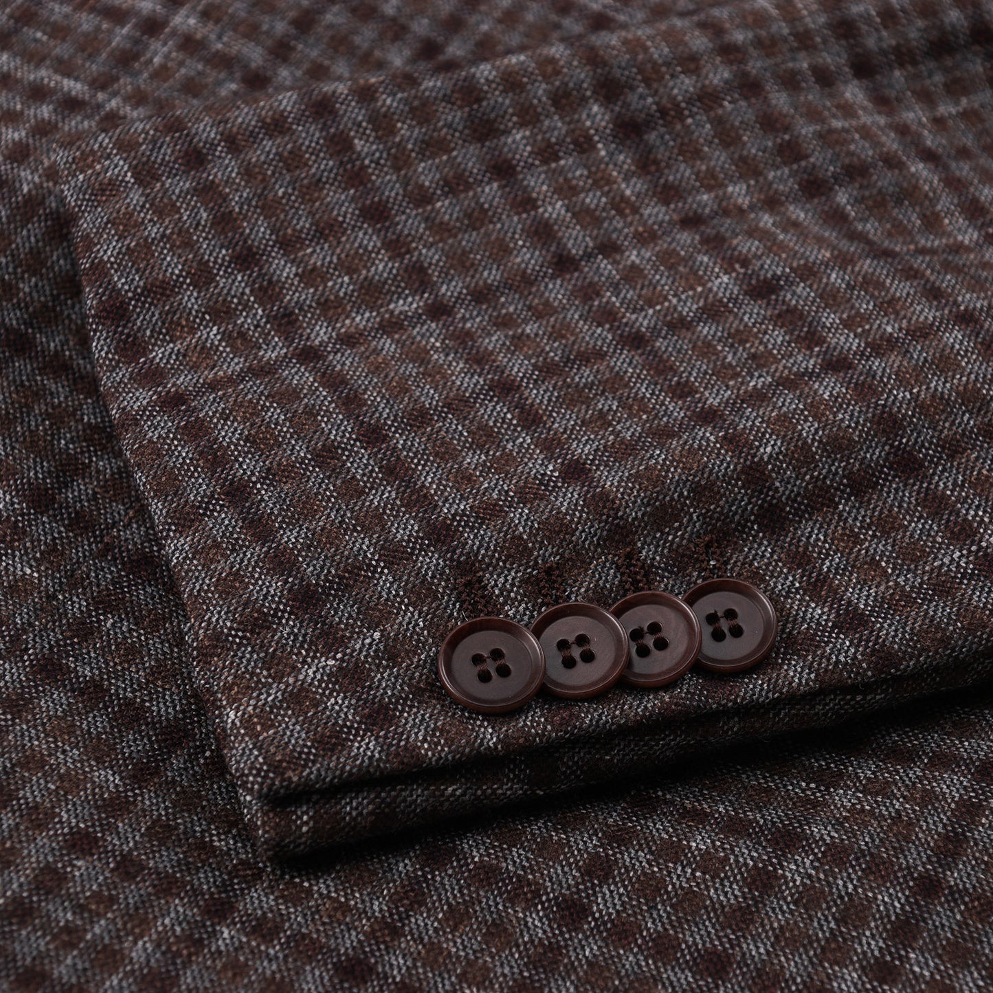 Isaia Layered Check Wool-Silk-Linen Sport Coat - Top Shelf Apparel