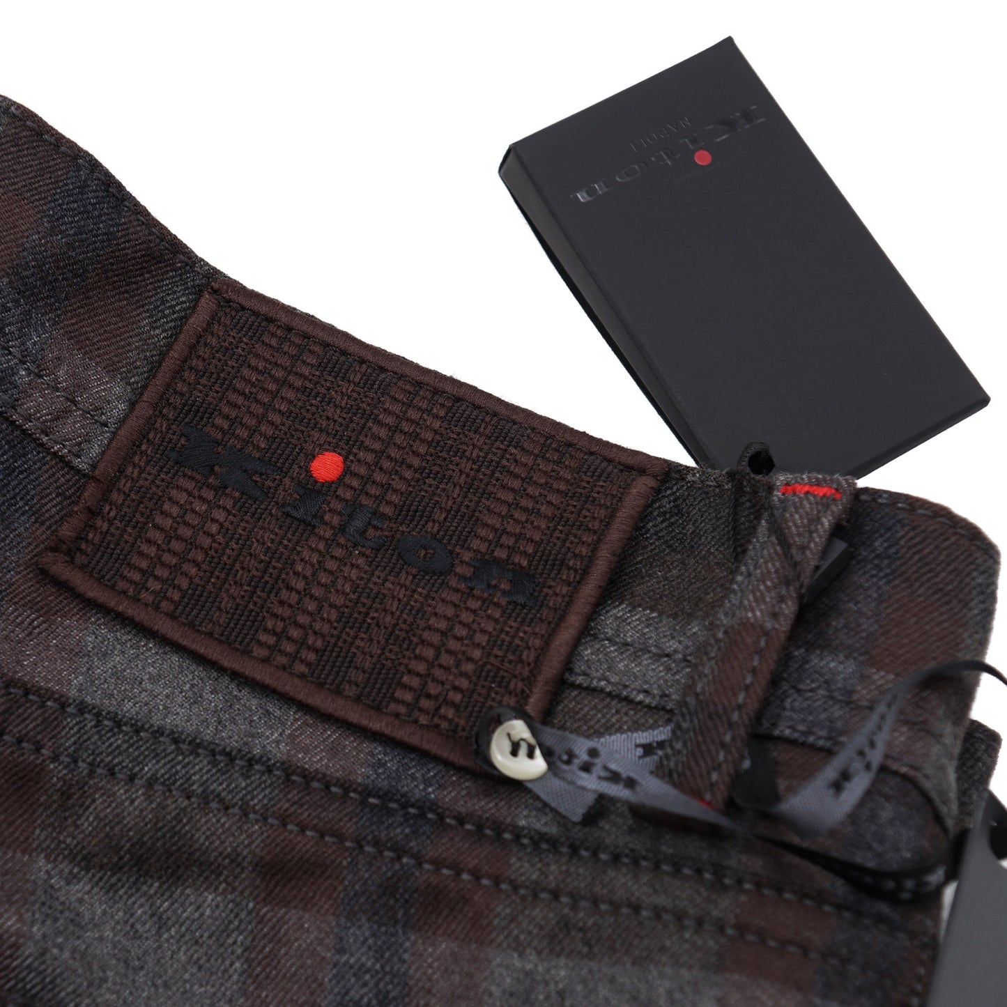 Kiton Slim Fit Five-Pocket Brushed Wool Pants - Top Shelf Apparel