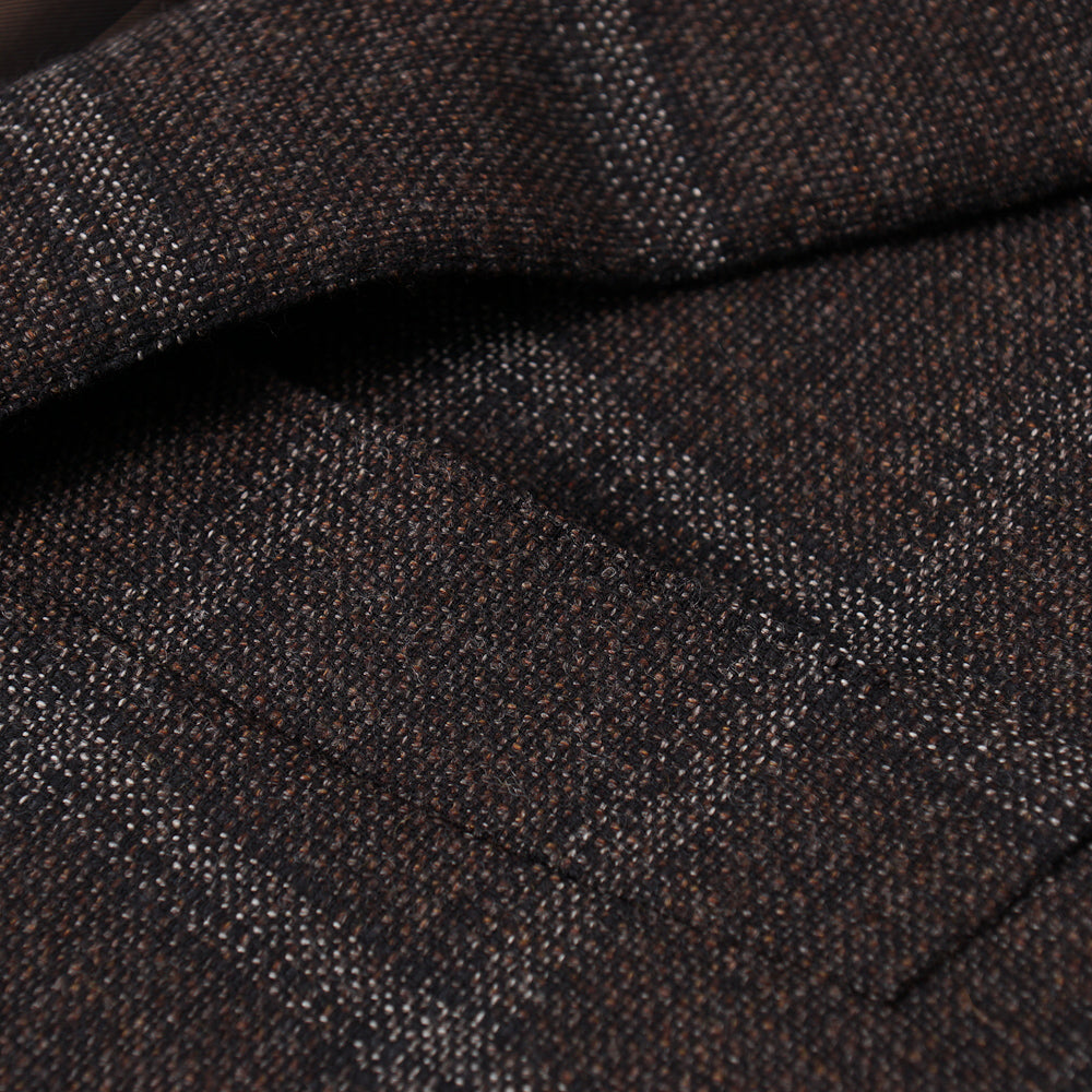 Isaia Windowpane Check Wool-Silk Sport Coat - Top Shelf Apparel