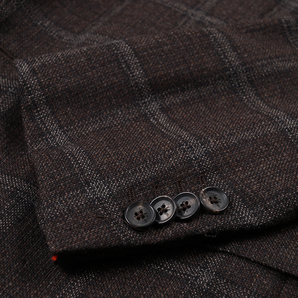 Isaia Windowpane Check Wool-Silk Sport Coat - Top Shelf Apparel