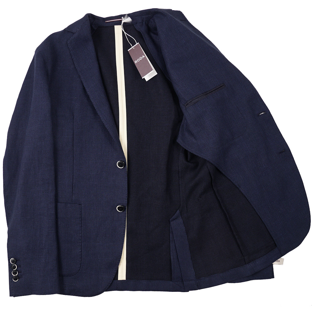 Roda Houndstooth Cotton-Linen Sport Coat - Top Shelf Apparel