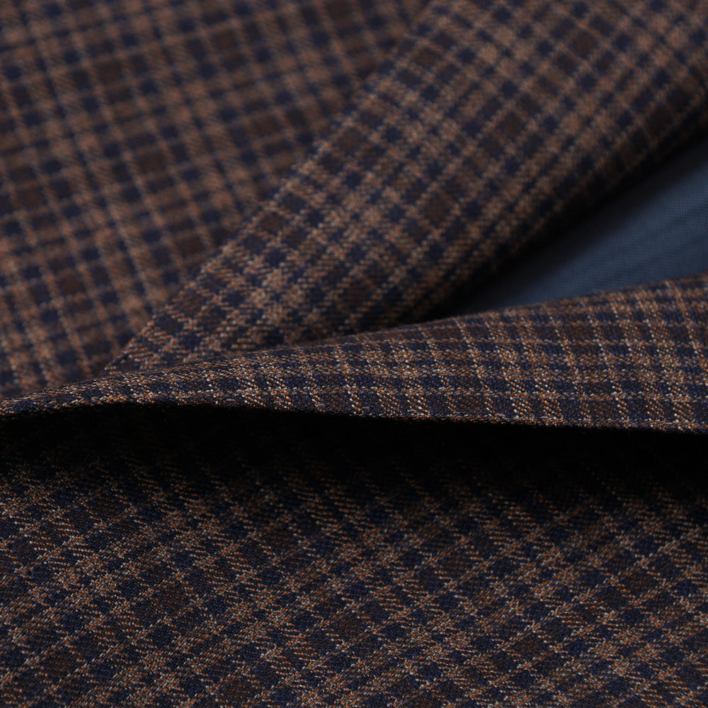 Isaia Layered Check Super 140s Wool Suit - Top Shelf Apparel