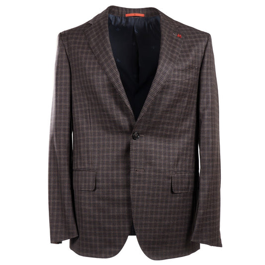 Isaia Layered Check Super 140s Wool Suit - Top Shelf Apparel