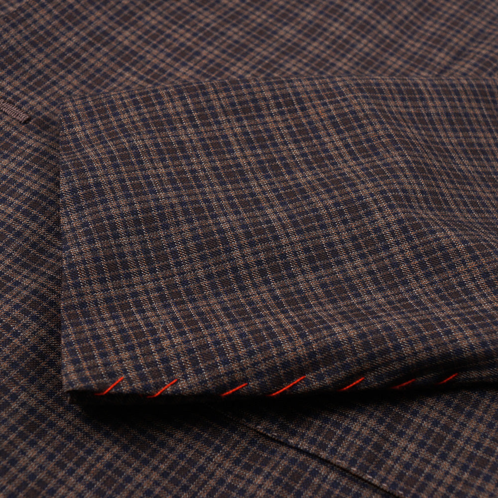 Isaia Layered Check Super 140s Wool Suit - Top Shelf Apparel