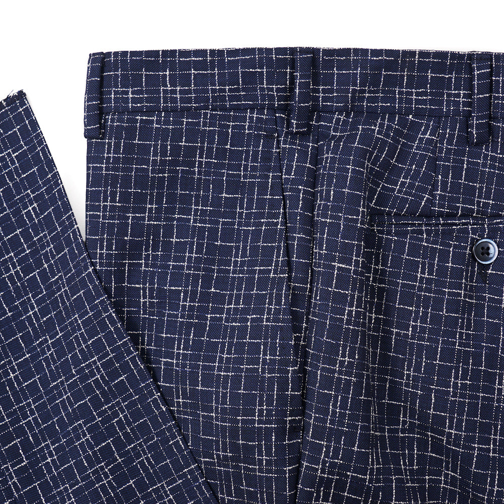 Roda Woven Check Wool and Silk Suit - Top Shelf Apparel