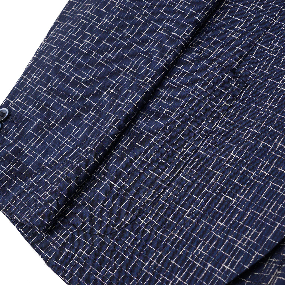 Roda Woven Check Wool and Silk Suit - Top Shelf Apparel