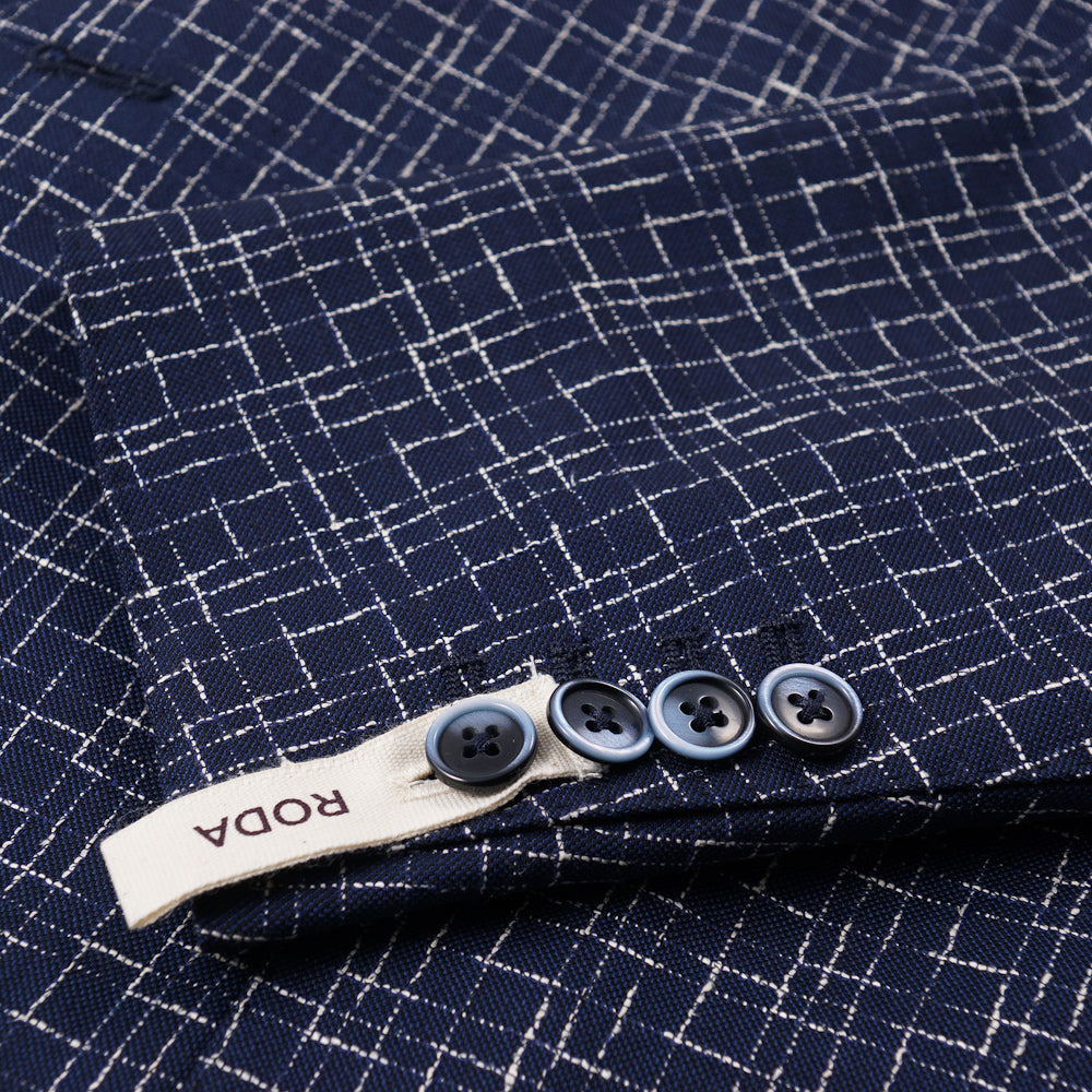 Roda Woven Check Wool and Silk Suit - Top Shelf Apparel