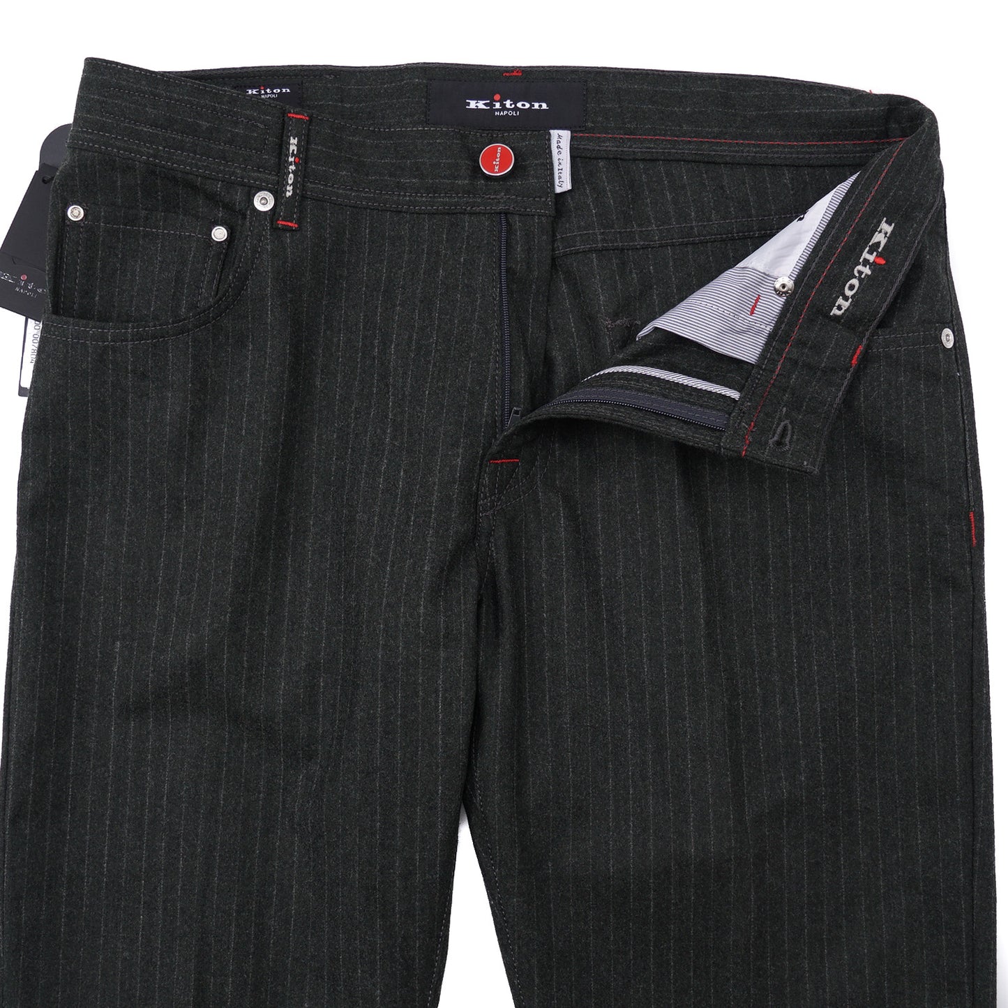 Kiton Slim Fit Five-Pocket Wool Pants - Top Shelf Apparel