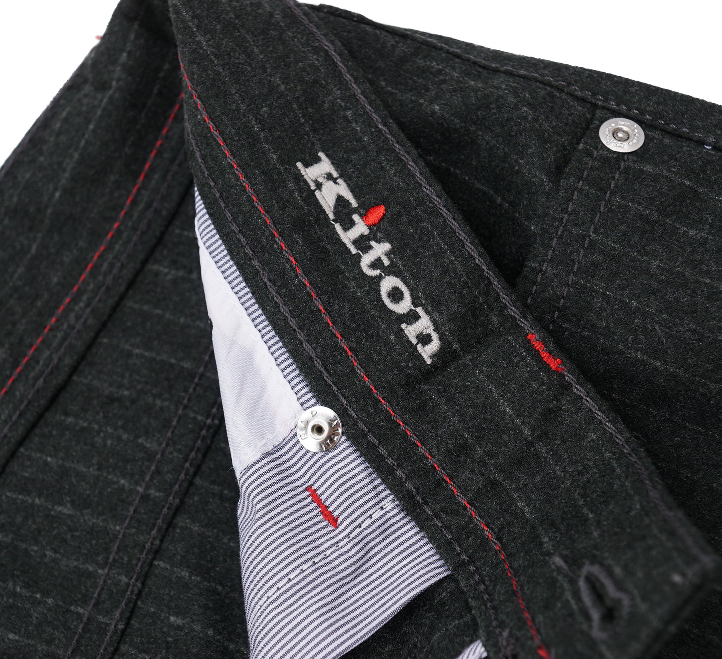 Kiton Slim Fit Five-Pocket Wool Pants - Top Shelf Apparel